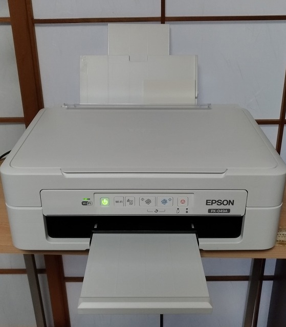 EPSON PX-049Aで年賀状印刷！写真の画質やインクの残量は？